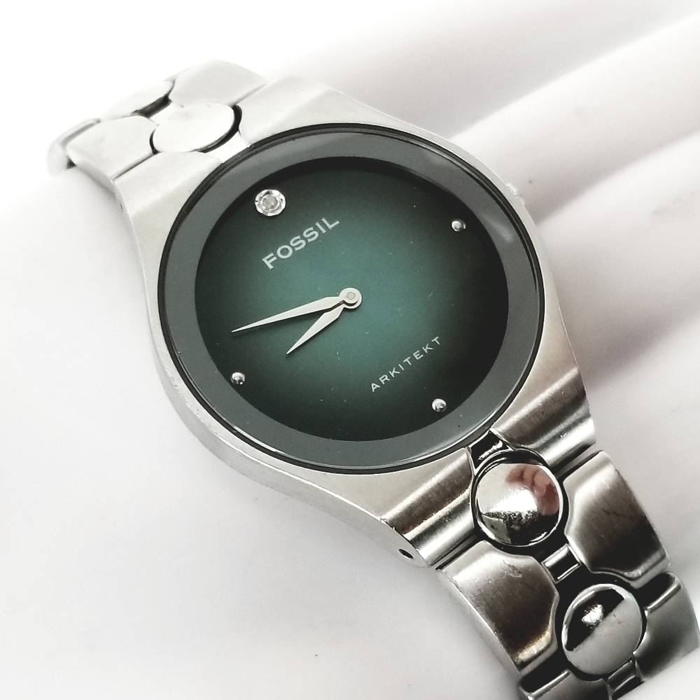 Fossil Arkitekt Watch FS2857 Blue Face WR Diamond